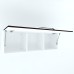 Armonia Suspendat orizontal  cu 1 usa cu maner front MDF Wenge